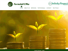 Tablet Screenshot of forrestallcpas.com